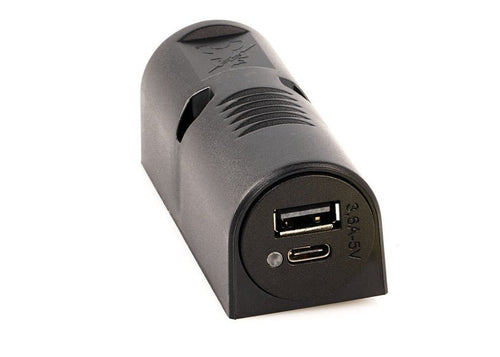 Dobbelt USB - C/A overflademonteret stik - SejlStrøm