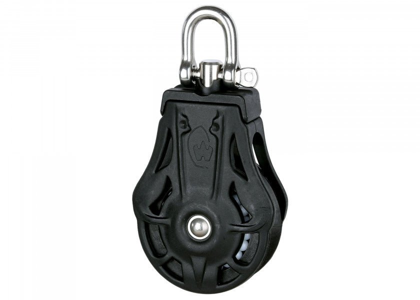 Enkelt blok med drejning / 10 mm / kugleleje - SejlStrøm