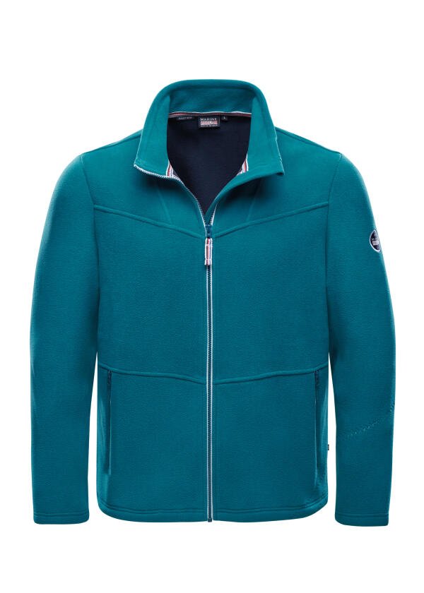 Fleece til mænd HARRO / petrol - SejlStrøm