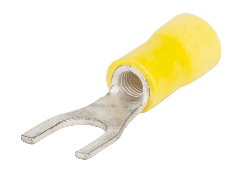 Gaffelkabelsko / gul / 2,5 - 6 mm² - SejlStrøm