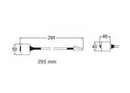 HELLA MARINE Xenon - læselampe / 295 mm / sort - SejlStrøm