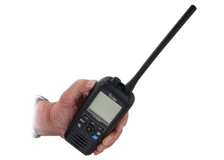 IC - M94DE Håndholdt radio / inkl. AIS - modtager og DSC - SejlStrøm