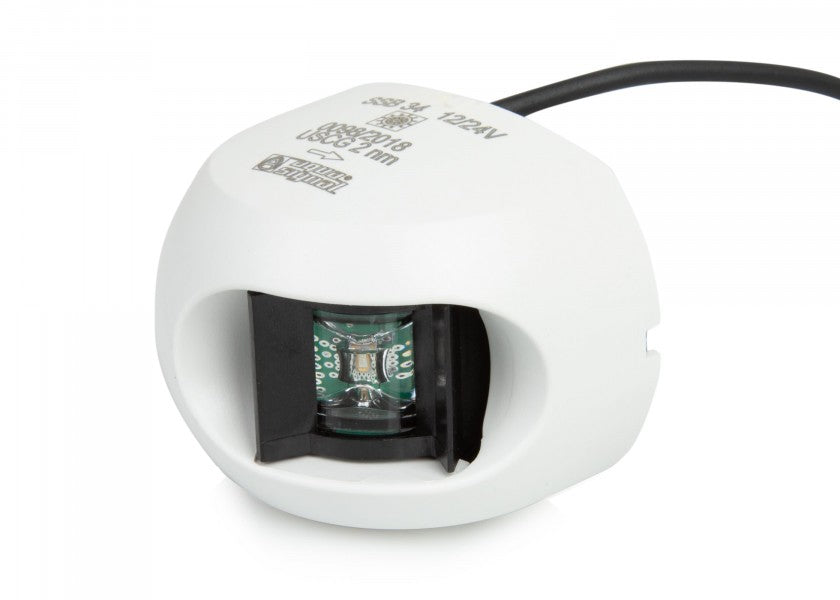 AQUA SIGNAL Series 34 LED Starboard Light – white casing