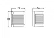 HELLA MARINE Series 2984 Navigation Light for Port