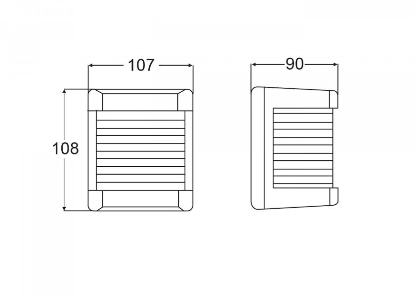 HELLA MARINE Series 2984 Port Navigation Light