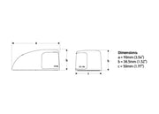 HELLA MARINE NaviLED set starboard + port deck mount – white
