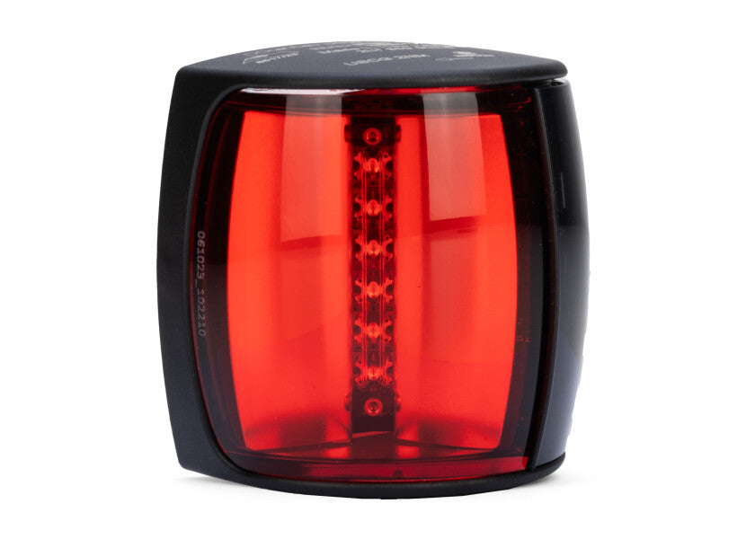 HELLA MARINE NaviLED PRO Portside Light – black – with wheelmark certification