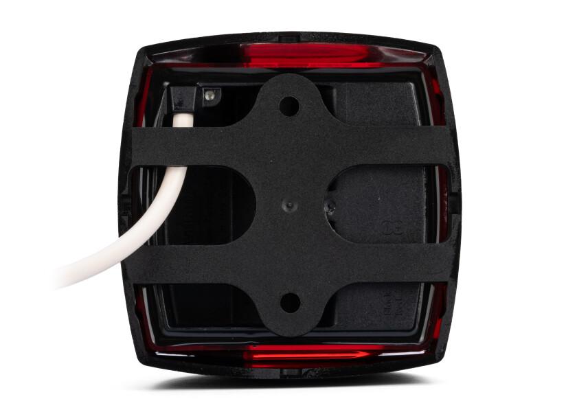HELLA MARINE NaviLED PRO Portside Light – black – with wheelmark certification