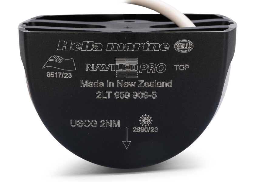 HELLA MARINE NaviLED PRO Stern Light – black – with wheelmark certification