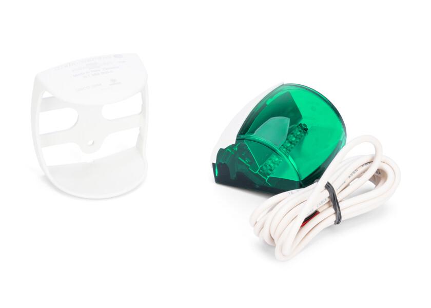 HELLA MARINE NaviLED PRO Starboard Light – White – with Wheelmark Certification