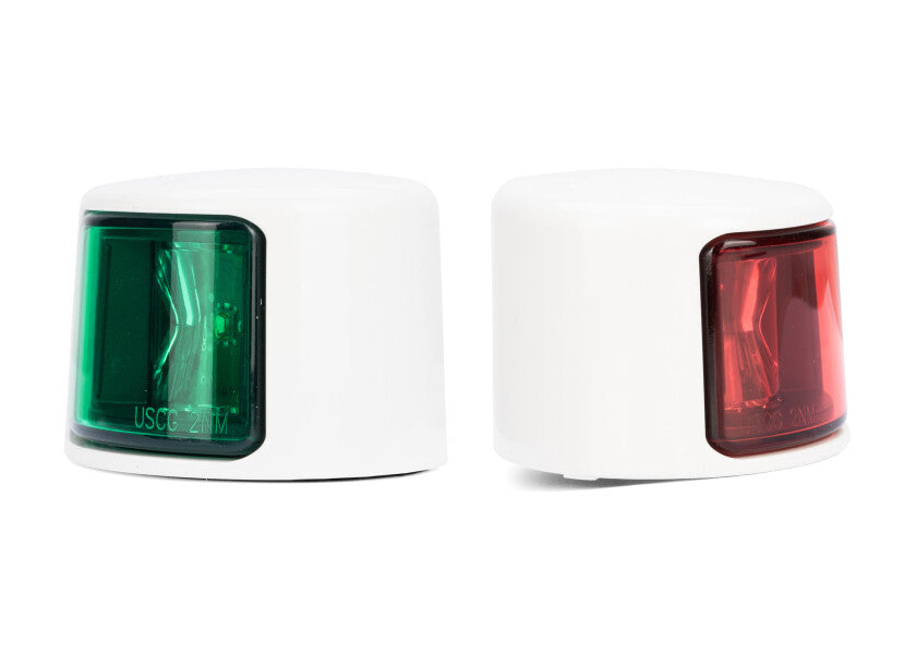 HELLA MARINE NaviLED set starboard + port deck mount – white