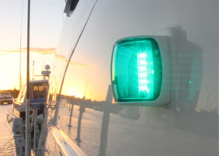 HELLA MARINE NaviLED PRO Starboard Light – White – with Wheelmark Certification