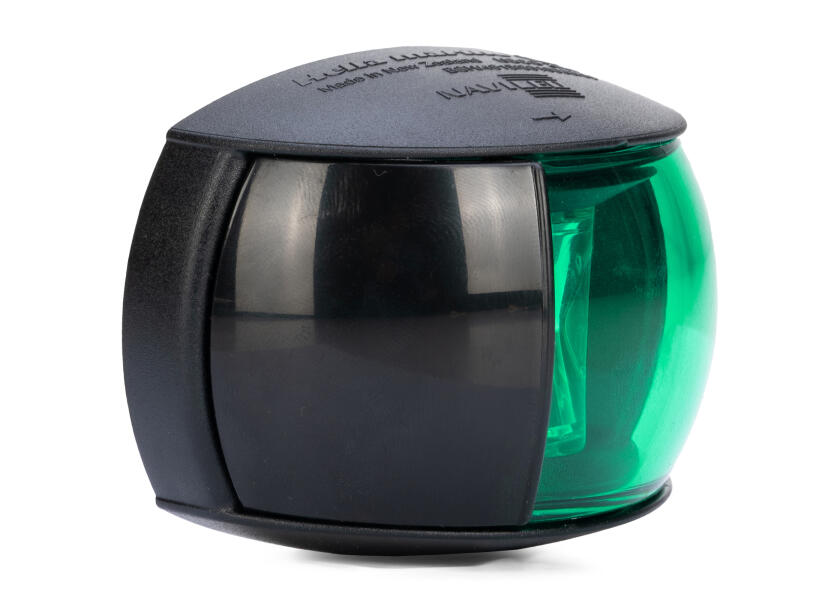HELLA MARINE NaviLED Compact Starboard Light - black - 12 cm cable length