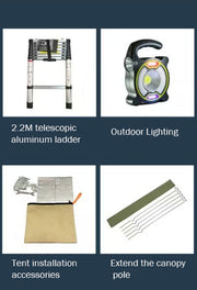 JP Heater DH-11 tagtelt – originalt producentfoto