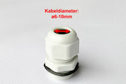Solar Cable Entry Gland – 1 or 2 Cables (Ø6–10 mm)