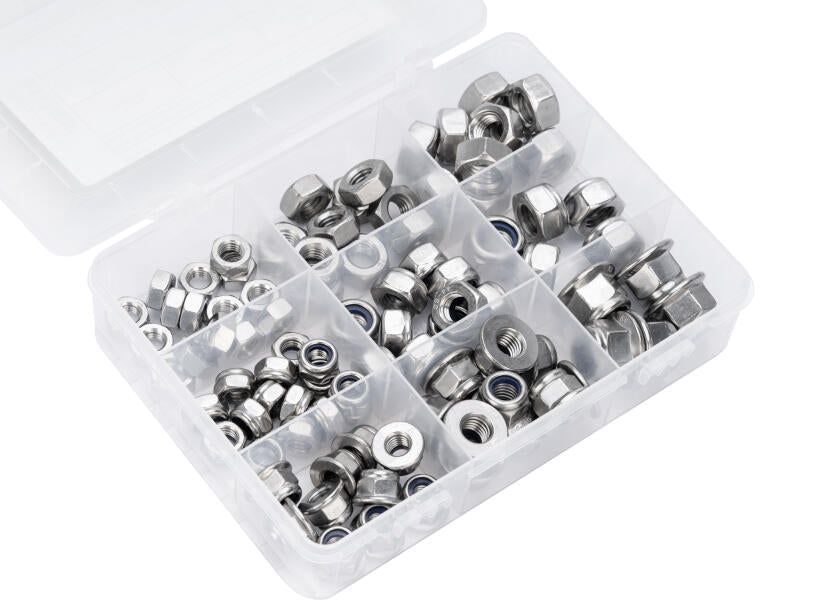 Nut Assortment Box - 90 pieces, M8 - M12