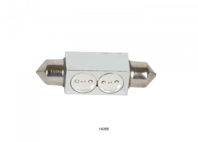 LED - modul Festoon / rød / Power LED / 12V - SejlStrøm