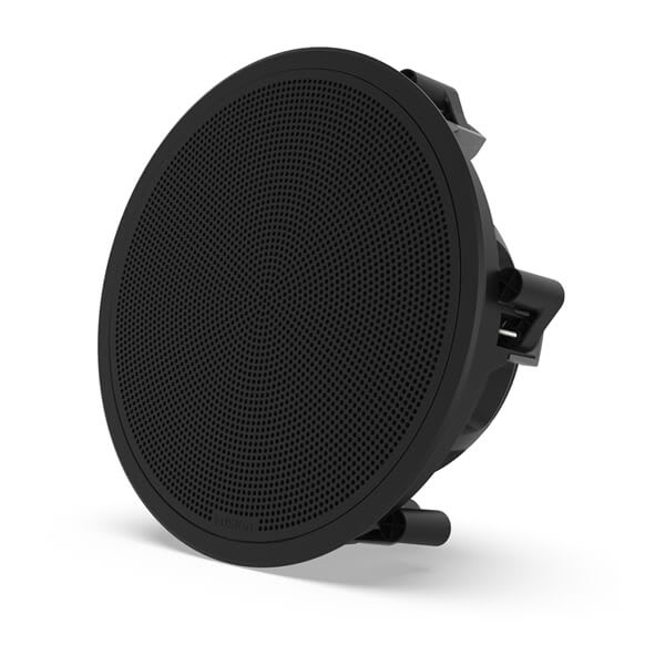 Fusion FM seriens marinesubwoofere, 10" 400 W rund, sort, planmonteret marinesubwoofer – produktbillede 3