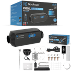 Nordkapp Dieselfyr 12V/24V 2kW – 4G/5G GSM fjernstyring - SejlStrøm