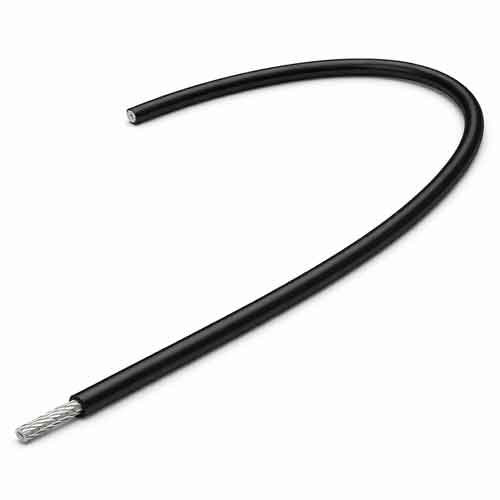 Oceanflex professional marinekabel fortinnet sort 95mm2 10m | marine kabel til båd & 12v installation - SejlStrøm