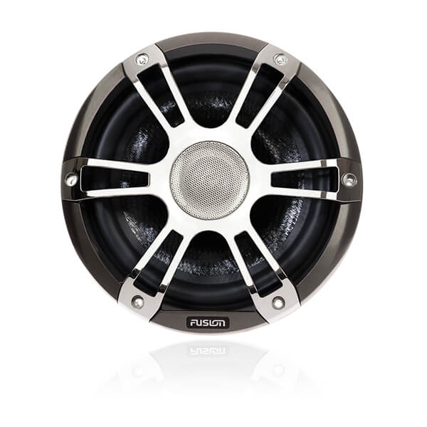 Fusion 7,7" 280 W koaksial marinehøjttaler, krom, CRGBW LED – produktbillede 2