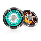 Fusion 6,5" 230 W koaksial marinehøjttaler, krom, CRGBW LED – produktbillede 3