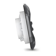 Fusion® EL Series marine speakers, 6.5" 80 watt grey marine sports speaker (pair) with RGB LED lighting