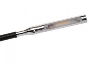PREBIT LED Flexlight 07-1 – polished chrome with black leather trim