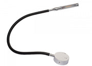 PREBIT LED Flexlight 07-1 – polished chrome with black leather trim