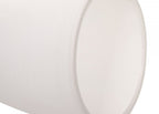 PREBIT R1 - 1 LED - påbygningslampe / mat krom, kridhvidt glas - SejlStrøm