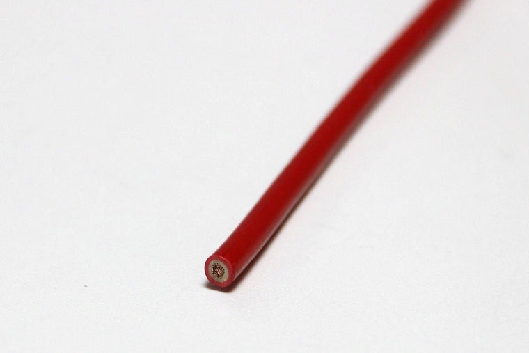 PV Kabel 6 mm² – Rød (Solcellekabel pr. meter) - SejlStrøm