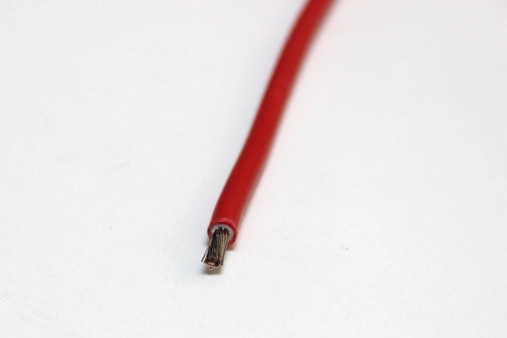 PV Kabel 6 mm² – Rød (Solcellekabel pr. meter) - SejlStrøm