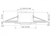QUICK LED ceiling lamp YOKO – stainless steel, satin