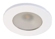 QUICK TED DUAL LED Ceiling Light – stainless steel, white finish