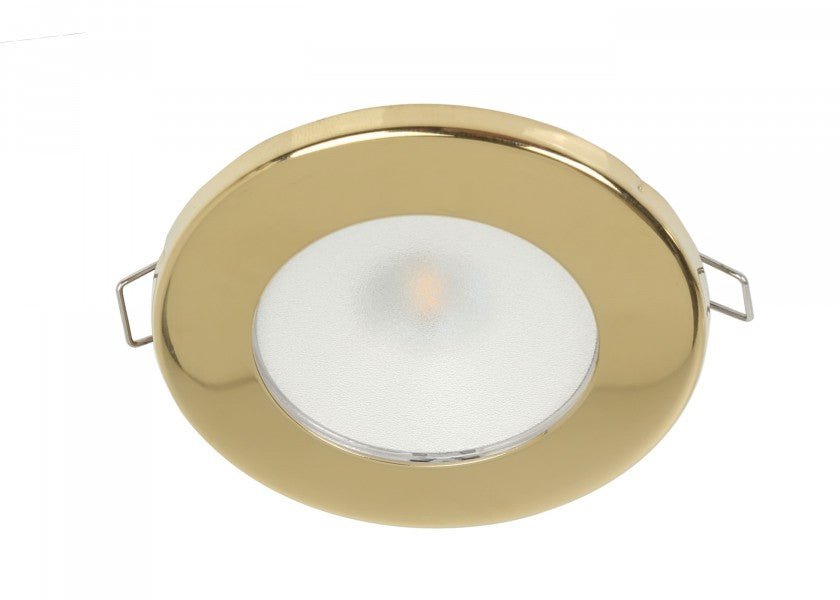 QUICK TED LED ceiling light – gold, polished