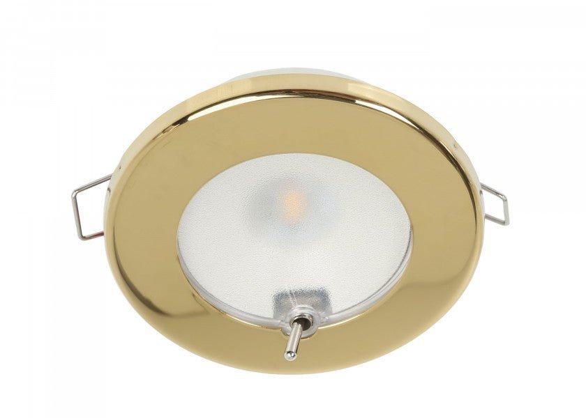 QUICK TED S LED loftslampe / guld, poleret - SejlStrøm