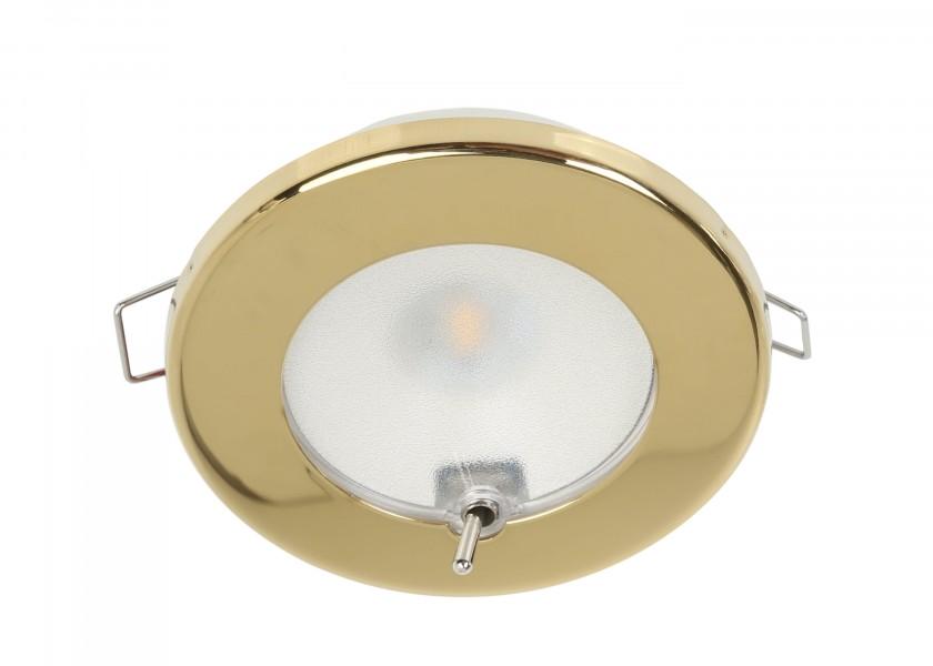 QUICK TED S LED loftslampe / guld, poleret - SejlStrøm