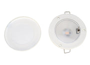 QUICK TED S LED - loftslampe / rustfrit stål, hvid finish - SejlStrøm