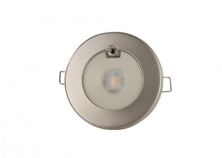 QUICK TED S LED - loftslampe / Rustfrit stål, satin - SejlStrøm