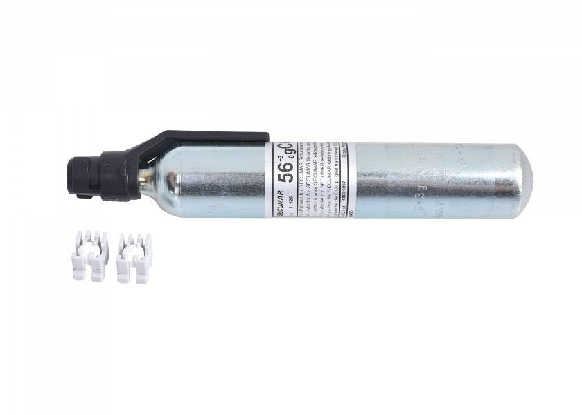 Reserve - CO² - patron til redningsveste med bajonetsamlinger / 56 g - SejlStrøm