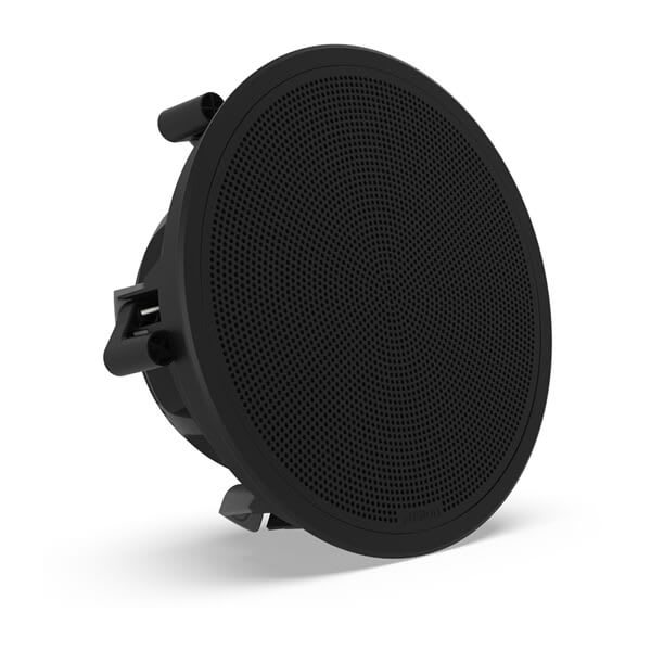 Fusion FM seriens marinesubwoofere, 10" 400 W rund, sort, planmonteret marinesubwoofer – produktbillede 2