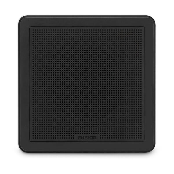 Fusion FM seriens marinehøjttalere, 7,7" 200 W firkantet, sort, planmonteret… – produktbillede 2