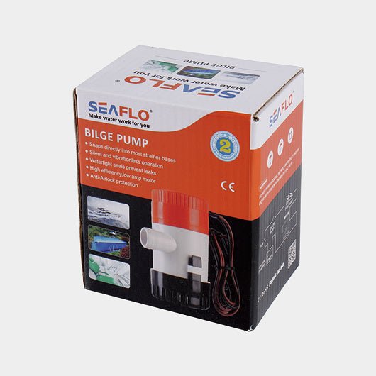 Seaflo 01 Lænsepumpe 1100 GPH (69 l/min) 12V Manuel - SejlStrøm