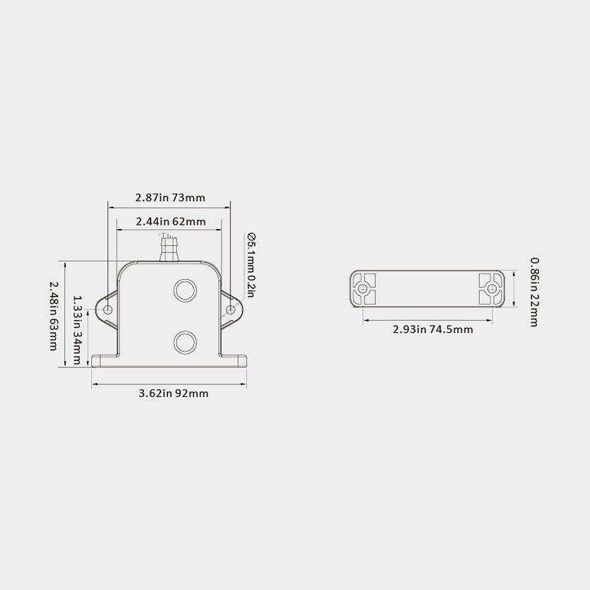 Seaflo Elektronisk Niveaukontakt til Lænsepumpe 12/24V 20/10A - SejlStrøm