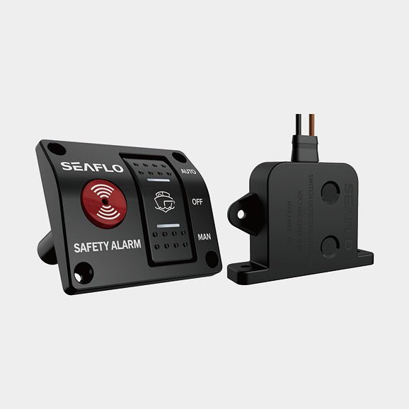 Seaflo Niveauføler til elektrisk lænsepumpe 12V 20A med kontrolpanel og niveaularm - SejlStrøm