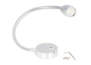 SEATEC LED Reading Lamp – flexible arm, with touch switch and USB charging port