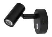 SEATEC LED - læselampe med berøringskontakt og USB - C - opladningsport / sort - SejlStrøm