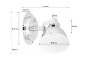 SEATEC LED - læselampe med lysdæmper / aluminium - SejlStrøm