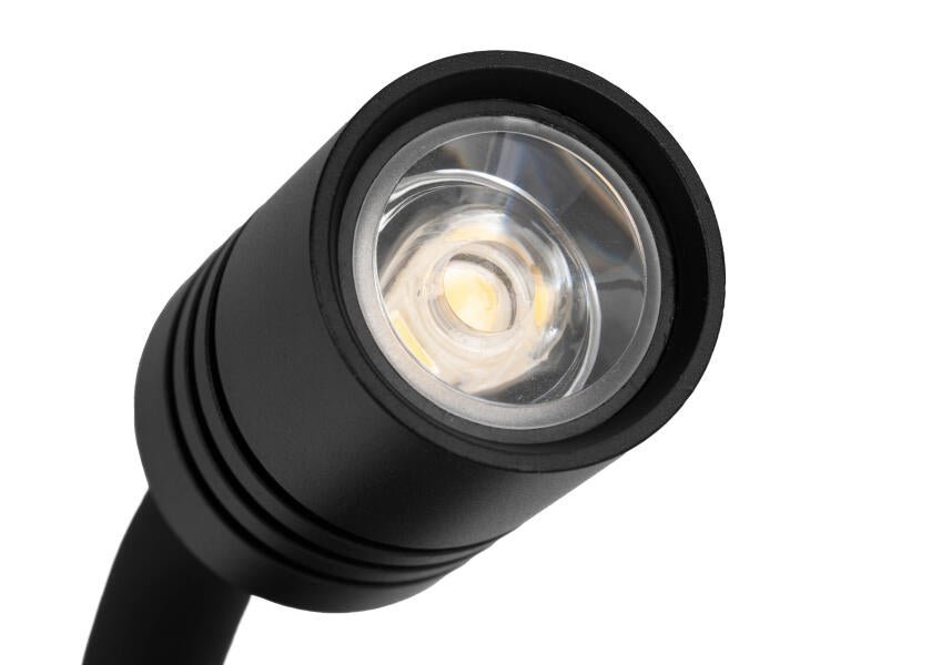 SEATEC LED - læselampe med lysdæmper og USB - C / sort / varm hvid - SejlStrøm