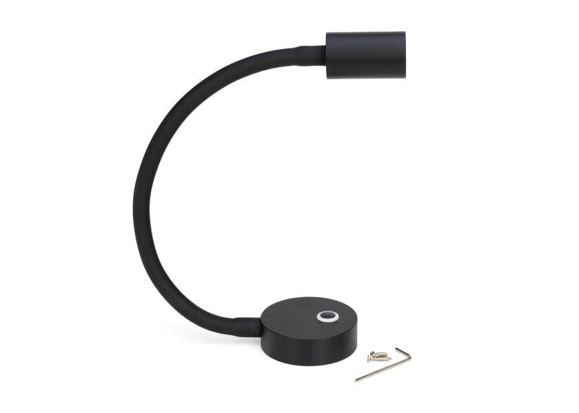 SEATEC LED - læselampe med lysdæmper og USB - C / sort / varm hvid - SejlStrøm